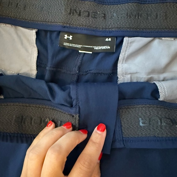 Under Armour Men’s Navy HeatGear Golf Shorts Size 44 - Picture 4 of 4